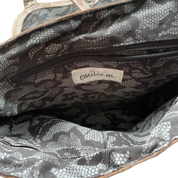 Emilie M | Faux Snakeskin Crossbody Purse - Picture 4 of 4